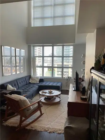 Liberty Village 2Bed 1Bath Loft w/Parking, Locker  18ft Ceilings