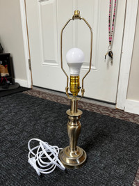 Cute Vintage Brass Lamp with NEW Wiring