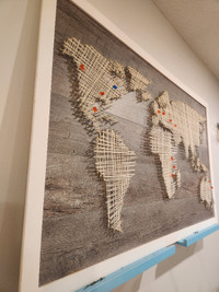 Handmade Travel Map