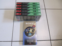 Sony EDHG T120 Hifi/RCA Video Cassettes Six Piece Lot New Sealed