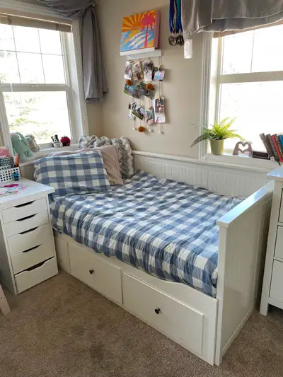 Ikea daybed twin to king size, View more