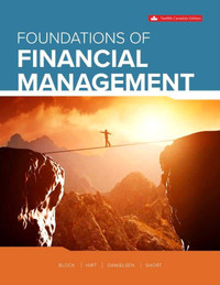 Foundations of Financial Management - 12th edition