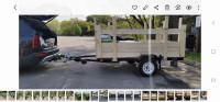 SALE 2023 5'x8' Steel foldable utility trailer, only used twice