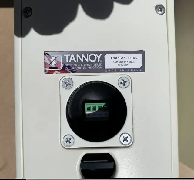 Tannoy Di5 Speakers (pre-owned) - $120 in Speakers in Markham / York Region - Image 4