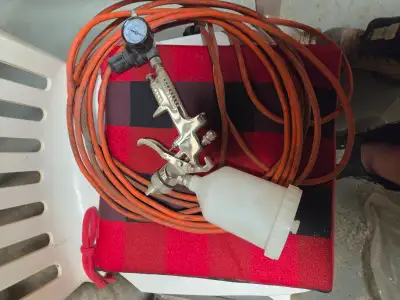 HVLP Air Spray Gun with Pressure Gauge, View more