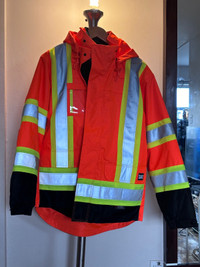 BRAND NEW HIGH visibility TOUGH DUCK construction Jacket