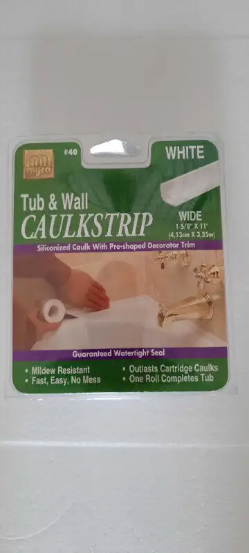 Tub & Wall Caulkstrip, View more
