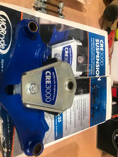 MorRyde Cre3000 trailer suspension system. System provides a smoother travel trailer experience Can...