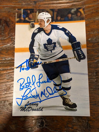 Lanny McDonald Autographed Leafs Picture 4x6