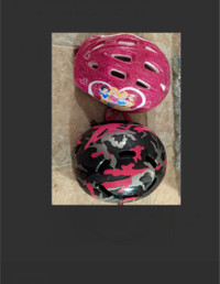 Almost NEW, $16 for 2 Kid bike helmets