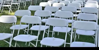 Chairs, Tables and Tent for rent, View more