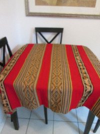 Decorative Mexican Tablecloth 52"x52"