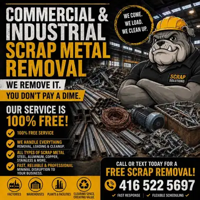 Free Scrap Metal pick ups GTA, View more