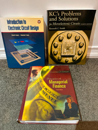Microelectronic Circuits, Managerial Finance Books