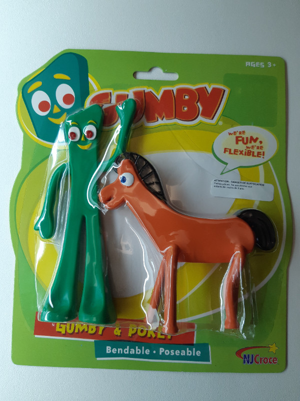 Figurines de Gumby & Pokey dans Jouets et jeux  à Ville de Québec