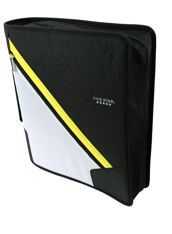 NEW 3-inch Zippered Binder with Handle (Five Star) in Hobbies & Crafts in Markham / York Region - Image 4