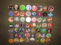 VINTAGE ASSORTED POGS AND SLAMMERS LOT