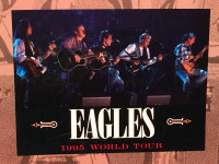 Vintage 1995 EAGLES World Tour Country Rock Concert Book