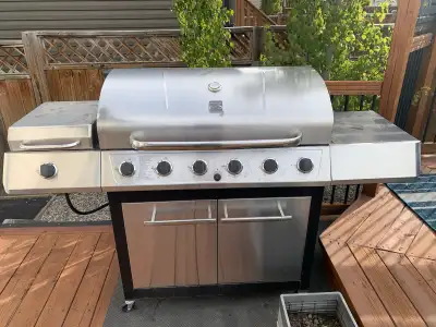 Kenmore 6 burner BBQ with side burner, View more