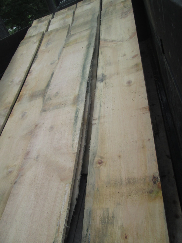 Pine boards 3/4 inch by 12 inch x 7 feet long dans Autre  à Ouest de l’Île - Image 3