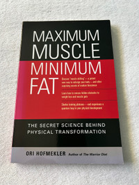 Maximum Muscle Minimum Fat book $20