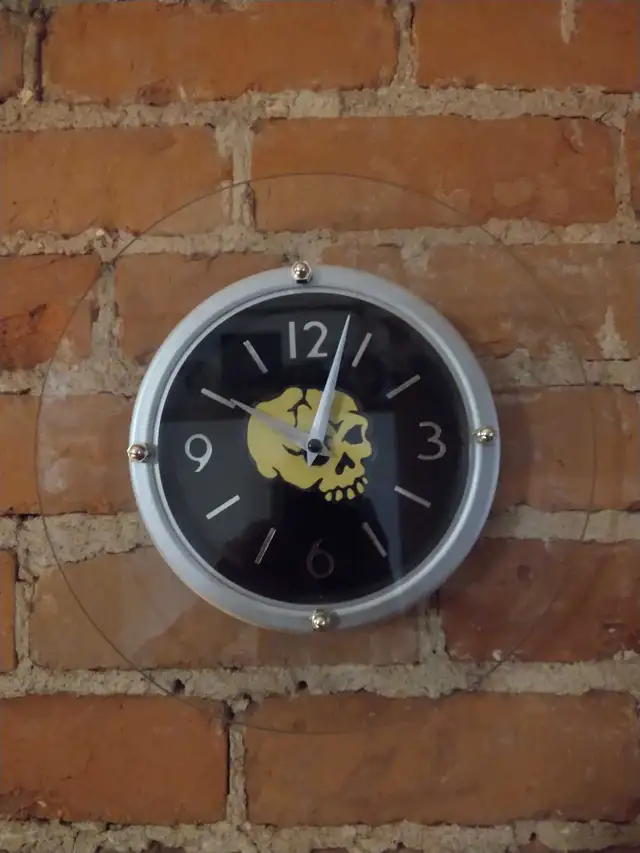 Skull Clock