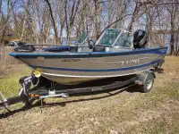 2014 Lund 1675 crossover XS fish and ski.