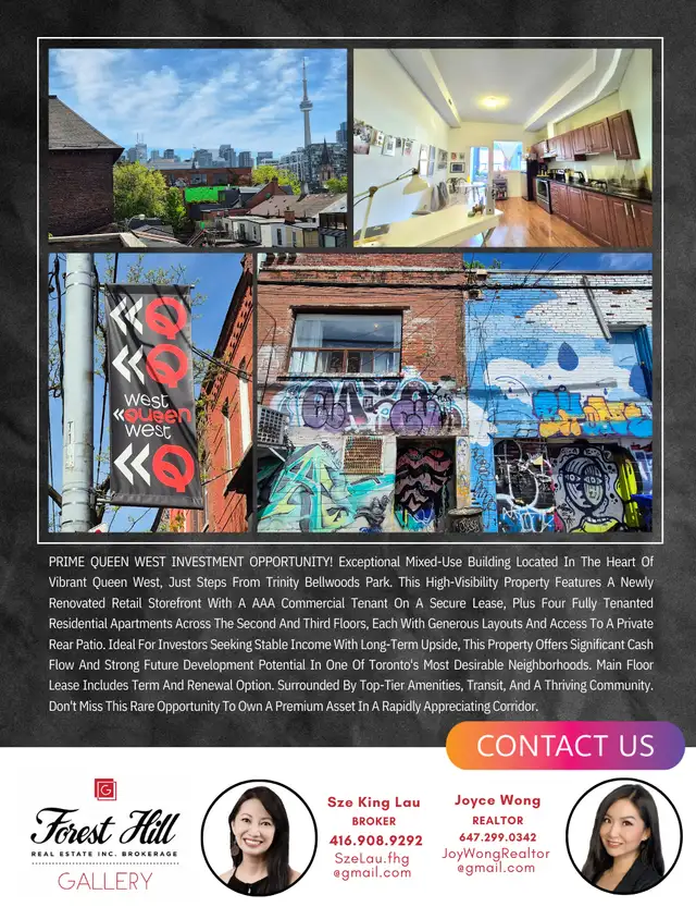 COMMERICAL BUILDING FOR SALE, QUEEN STREET WEST!63008312229763123