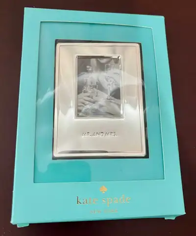Mr. And Mrs. Picture frame Silverplate Kate Spade, View more