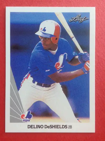 1990 Leaf Delino DeShields Montreal Expos Rookie Card #193, View more