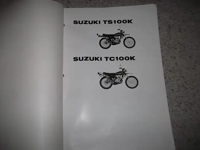 1973 Suzuki TS100K & TC100K  Original Suzuki  Parts Catalogue in Other in City of Toronto - Image 3