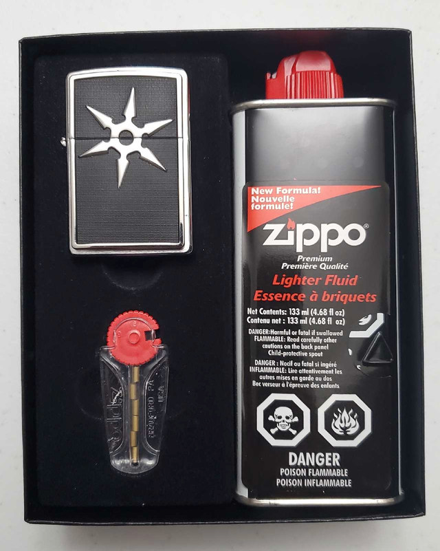 Brand new Zippo gift set " Mike L" engraved on back in Other in City of Toronto