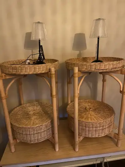 No damage - changing theme. Paid $159 + tax each stand. Located in Etobicoke/Rathburn & Kipling area...