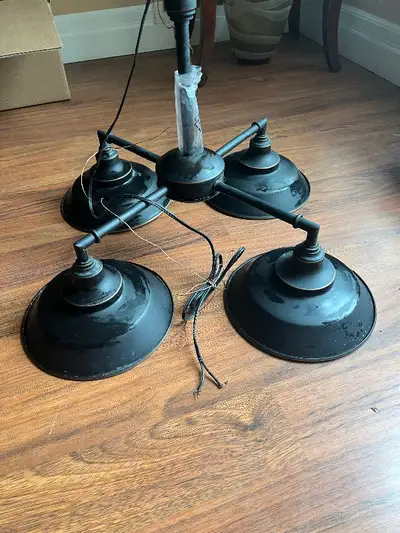 New industrial  black chandelier, View more