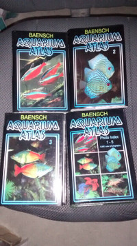 Baensch Aquarium Atlas, HARDCOVER Vol's 1, 2, 3, & Photo Index