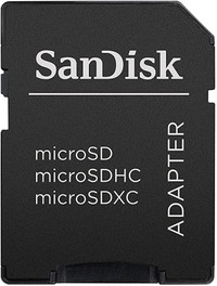 SanDisk MicroSD to SD Memory Card Adapter