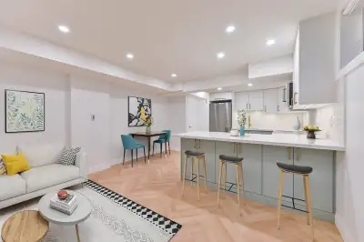 New 2 bed / 2 bath w/in-floor heating and laundry on Danforth