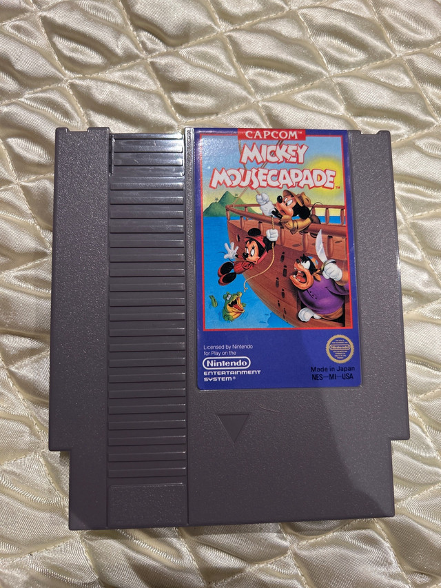 Jeu Nintendo NES Mickey Mousecapade complet dans Consoles classiques  à Ouest de l’Île - Image 3