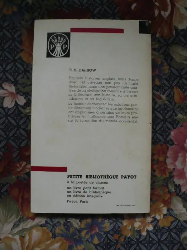 LES ROMAINS ( R.H.BARROW LIVRE VINTAGE 1962 ) in Other in Longueuil / South Shore - Image 3