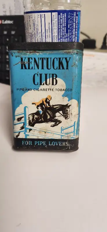 vintage kentucky club tobacco tin Empty 6-Pack Mini Cans w/ Plastic Holder, ~2" 424 ads for tins tobacco