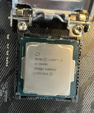Processor - Intel Core i5-8600K, 3.6 GHZ, 9MB cache, LGA1151, View more
