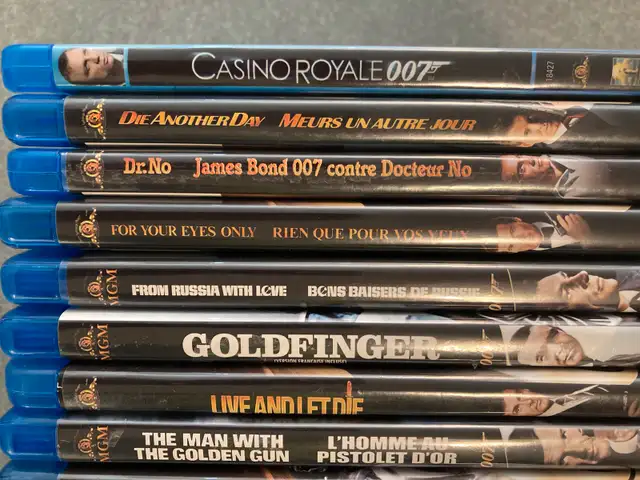 James Bond 007 Blurays EUC From Russia With Love Dr. No Spectre63347537317507122