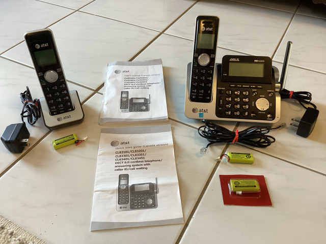 AT&T Cordless 2 Telephone System  in Home Phones & Answering Machines in Oshawa / Durham Region