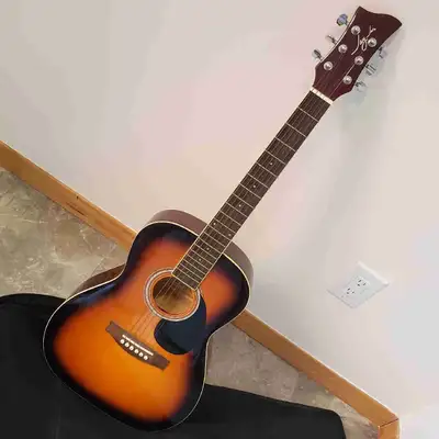 New 6 String Acoustic Guitar with Case, View more