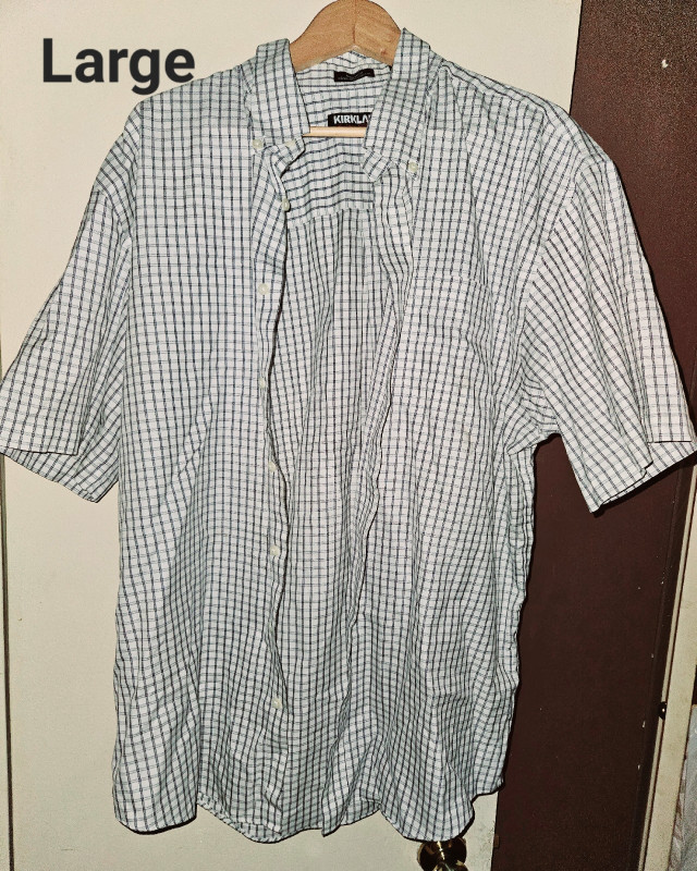 Men's button up casual shirts x1 L x3 Xl in Men's in Hamilton - Image 3