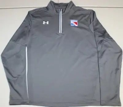 CHL OHL Hockey Kitchener Rangers 1/4 Zip Pullover Large UA Gray, View more