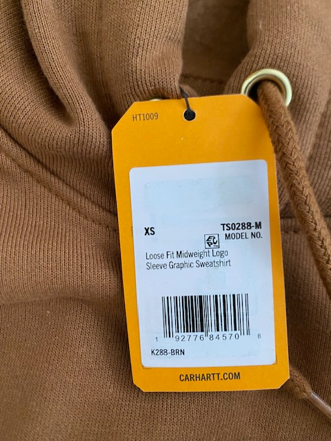 New Men's Carhartt Midweight Sleeve Logo Hooded Sweatshirt - XS in Men's in London - Image 4