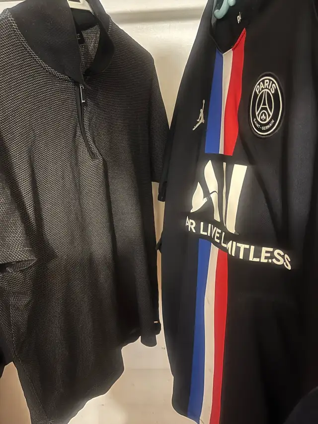 $20 GARAGE SALES - MENS SNEAKERS, TOPS, JERSEYS in Men's in City of Toronto - Image 2