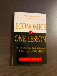 Economics in One Lesson - Henry Hazlitt - Book