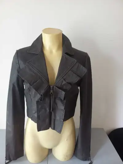 "MEMBERS ONLY" Women's  Leather  Jacket Size S, View more